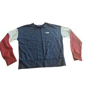 Vintage PONY Colorblock Crew Neck Sweatshirt Pullover Top‎ Medium